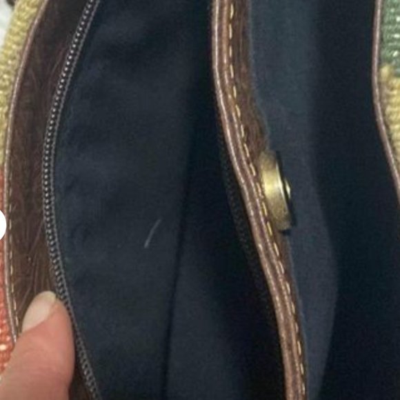 Vintage shoulder bag with Leather straps - Picture 5 of 6